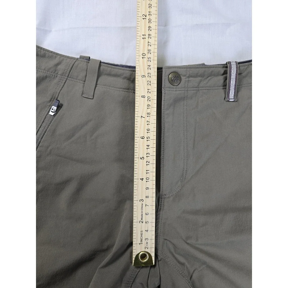 Sherpa Adventure Gear Shorts Womens 10 Green Hiking Utility‎ Quick Dry Stretch